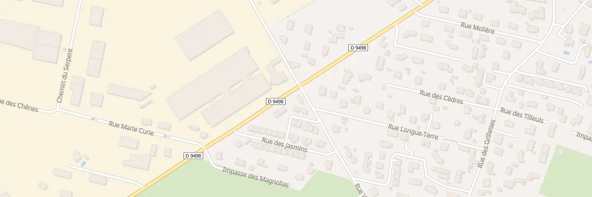 Plan du 2 Rue de la Violletière à Bonson