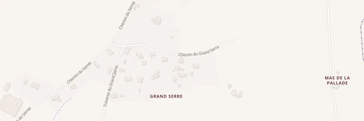 Plan du 184 Che du Grand Serre à Saint-Julien-de-Cassagnas