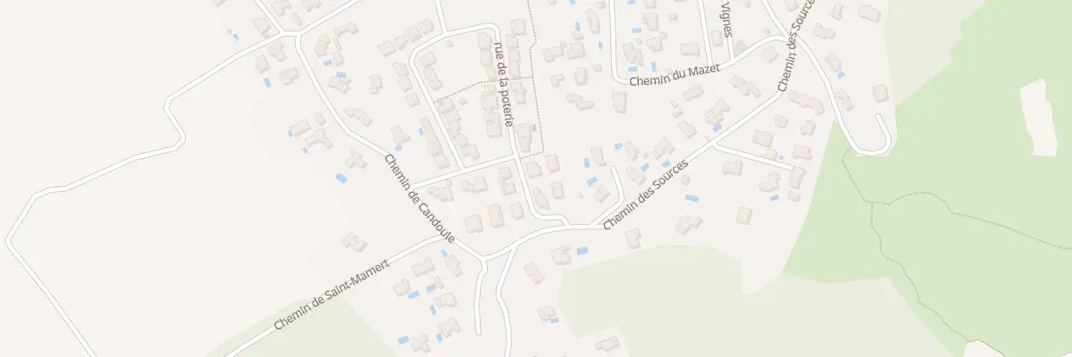 Plan du 6 Rue de la Poterie à Gajan