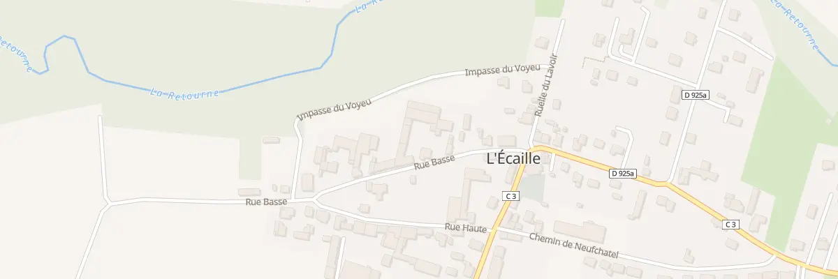Plan du 12 Rue Basse à L’Écaille
