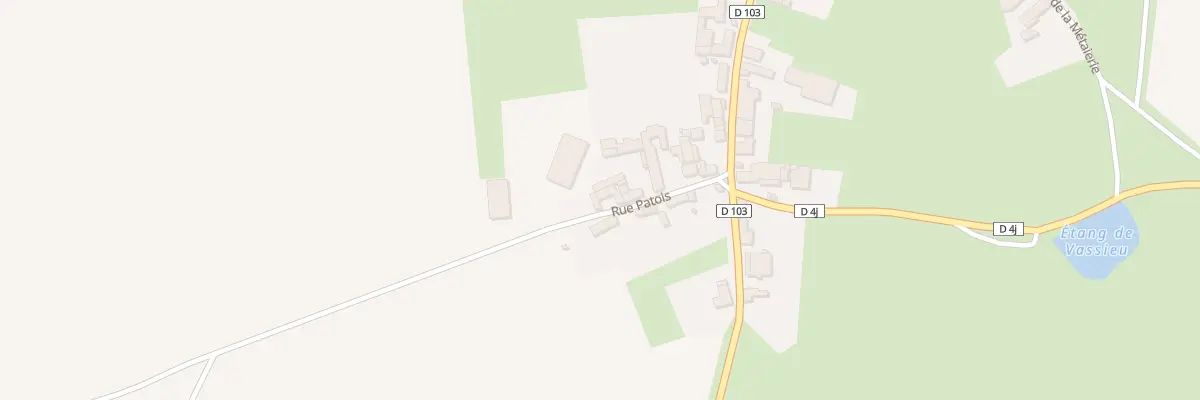 Plan du 12A Rue Patois à Fain-lès-Moutiers