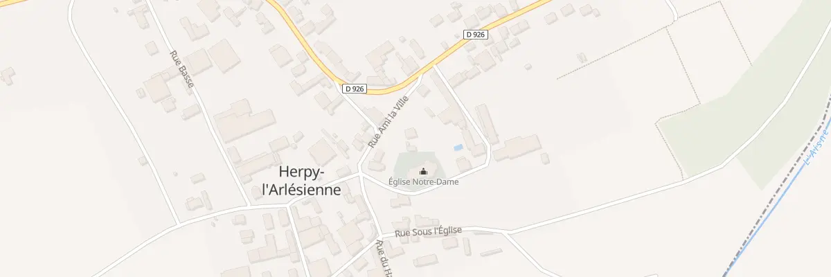 Plan du 2 Rue de l’Eglise à Herpy-l’Arlésienne