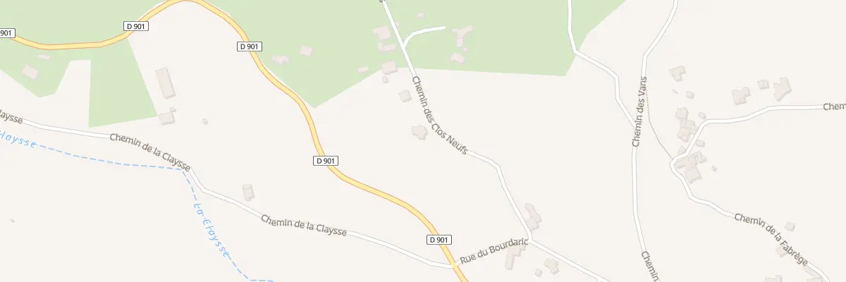 Plan du 195 Che des Clos Neufs à Saint-André-de-Cruzières