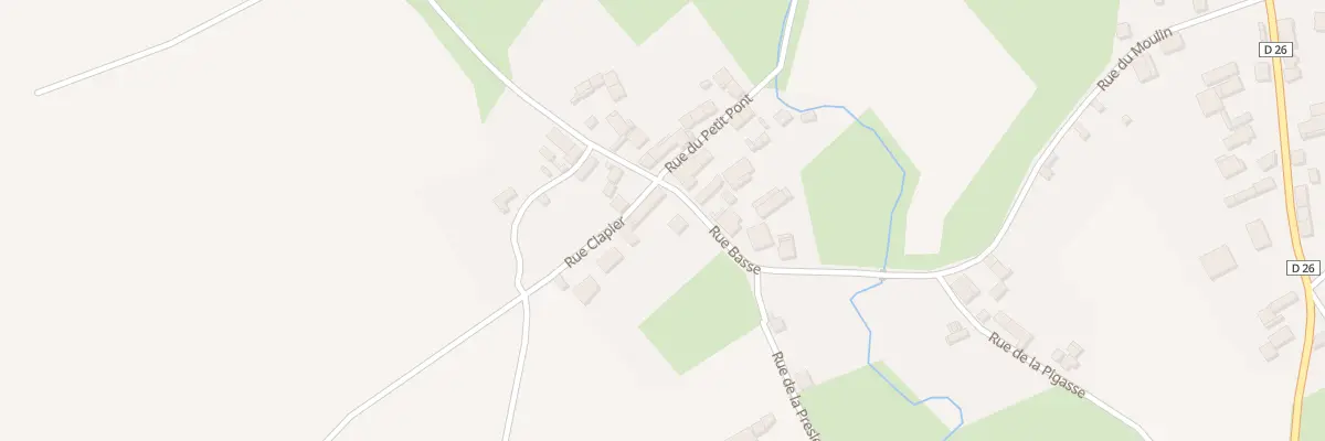 Plan du 1 Rue Basse à Saint-Fergeux