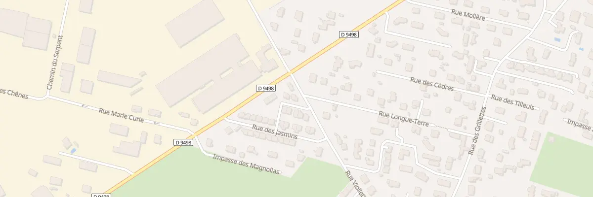Plan du 2 Rue des Frênes à Bonson