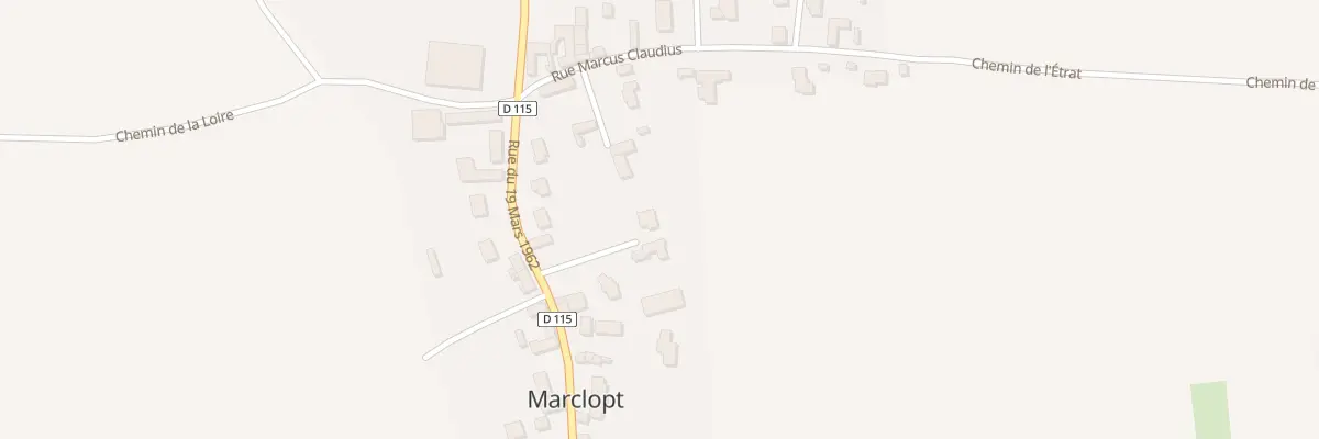 Plan du 339 Rue du Dix-Neuf Mars 1962 à Marclopt