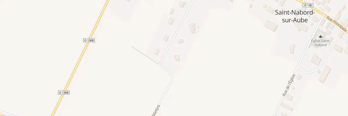 Plan du 7 Rue des Martyrs à Saint-Nabord-sur-Aube