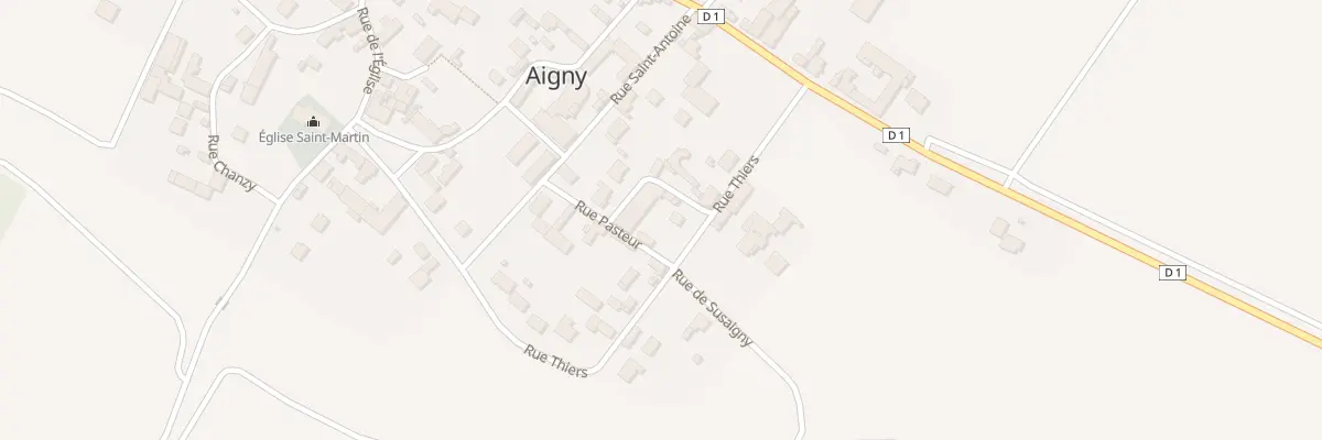 Plan du 17 Rue Thiers à Aigny