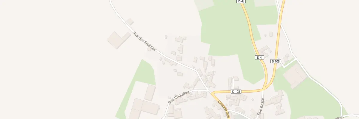 Plan du 10 Rue des Frainias à Fain-lès-Moutiers