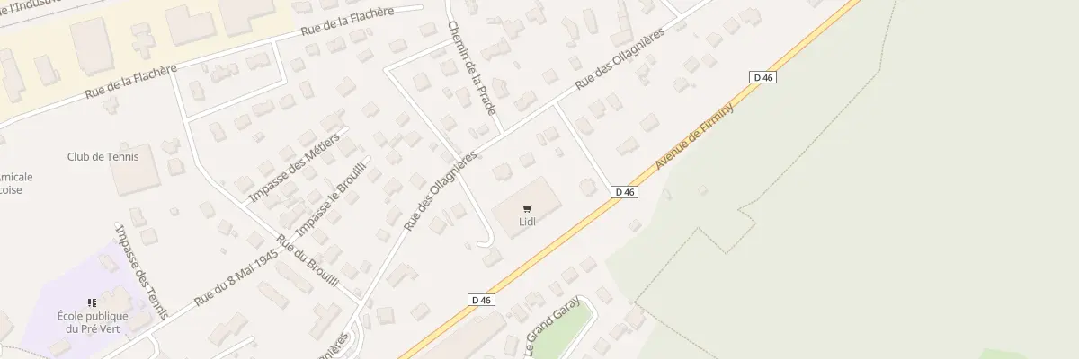 Plan du 362 Rue des Ollagnières à Aurec-sur-Loire