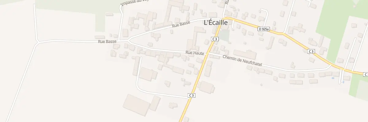 Plan du 3 Rue Haute à L’Écaille