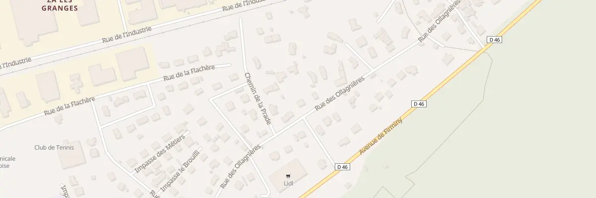 Plan du 15 Rue des Ollagnières à Aurec-sur-Loire