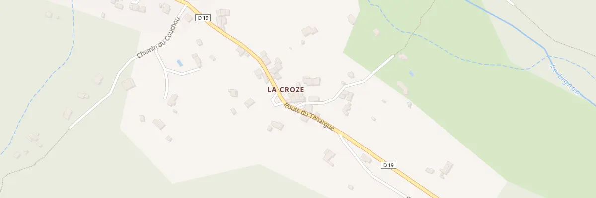 Plan du 15 Che du Champ de la Croze à La Souche