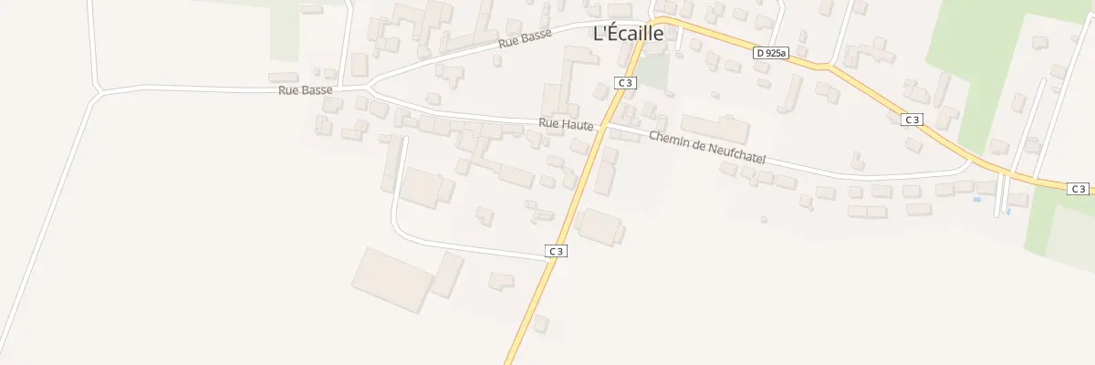 Plan du 1B Rue Haute à L’Écaille