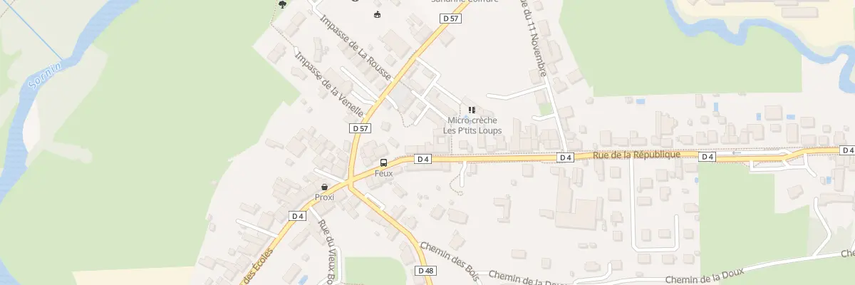 Plan du 73 Rue de la Republique à Saint-Denis-de-Cabanne