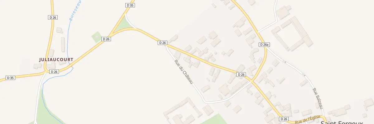 Plan du 13 Rue Lorette à Saint-Fergeux