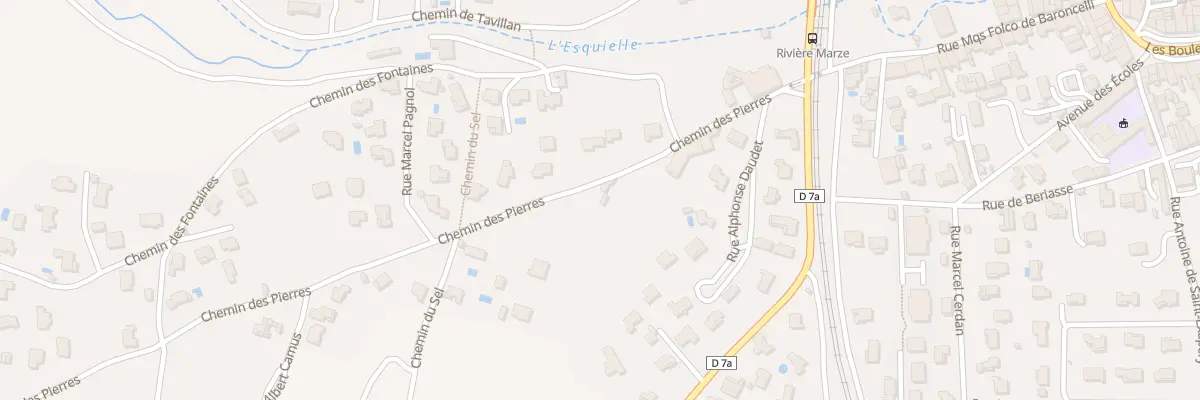 Plan du 5484 Che des Pierres à Saint-Geniès-de-Malgoirès