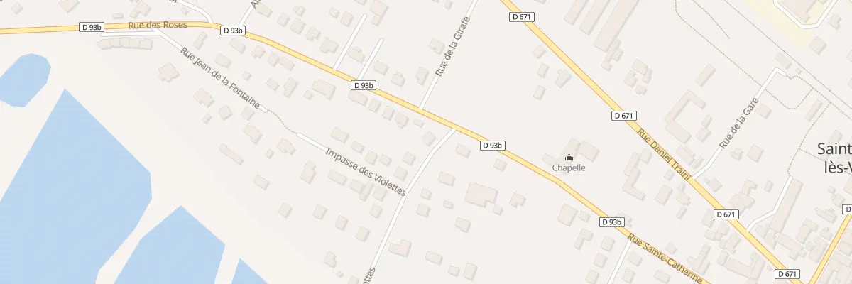 Plan du 1 Rue des Violettes à Saint-Parres-lès-Vaudes