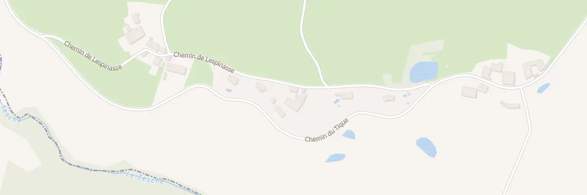 Plan du 470 Che de Lespinasse à Boyer