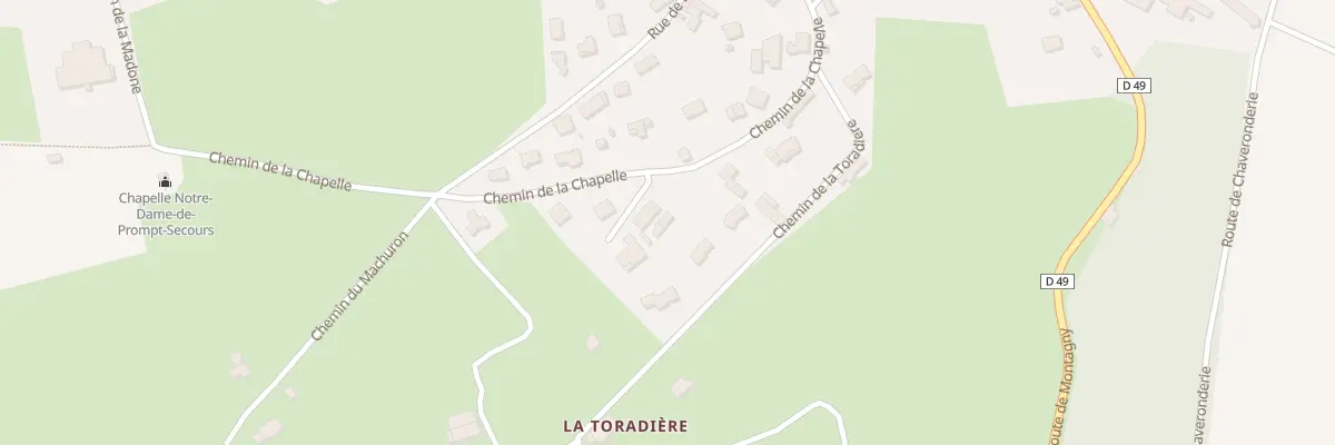 Plan du 197 Che de la Chapelle à Coutouvre