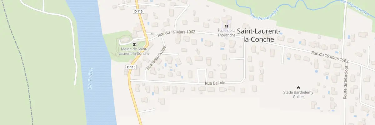 Plan du 5099 Bel Air à Saint-Laurent-la-Conche