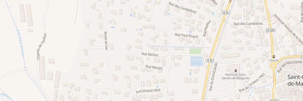 Plan du 6 Rue Berlioz à Saint-Geniès-de-Malgoirès