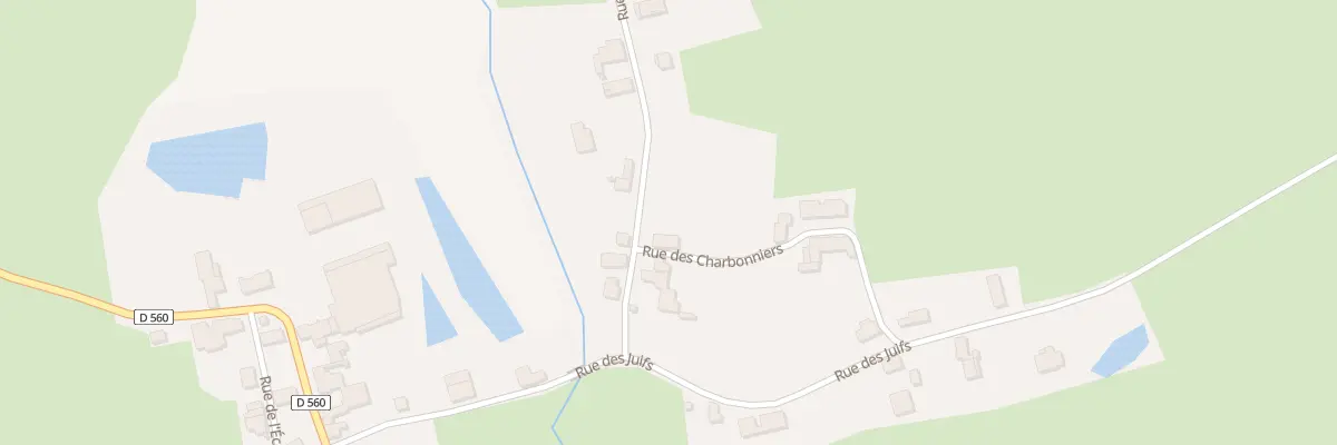 Plan du 9001 Rue des Charbonniers à Résigny