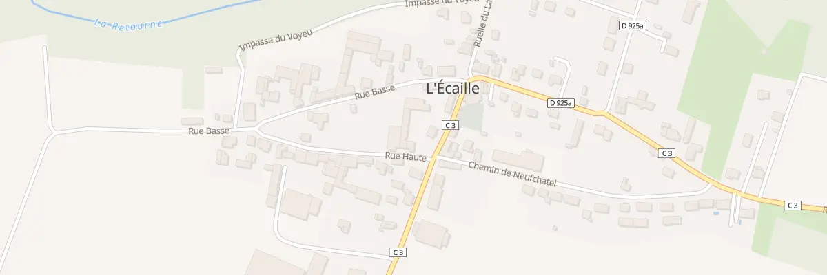 Plan du 2 Rue Haute à L’Écaille