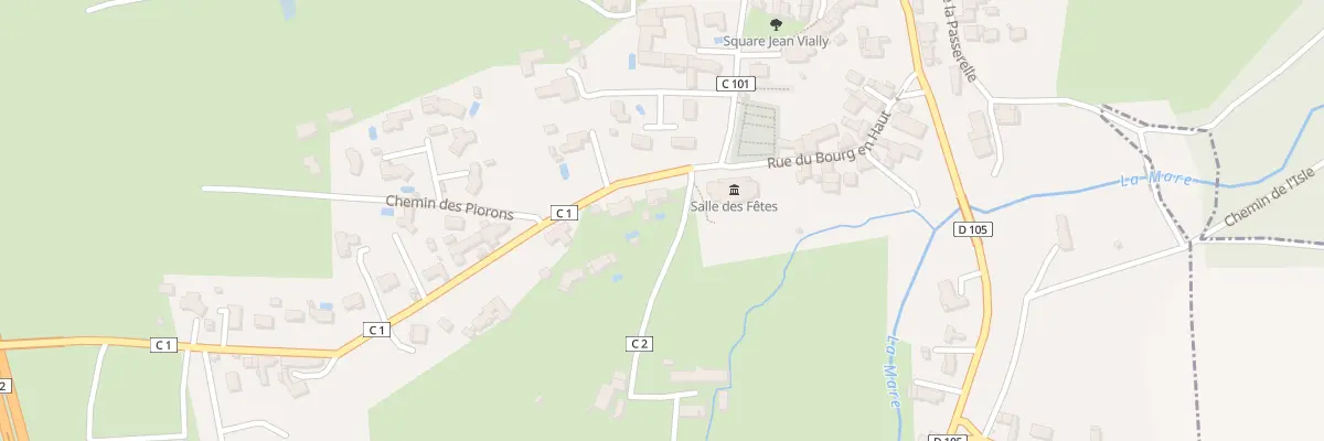 Plan du 1 Che de la Dame à Boisset-lès-Montrond