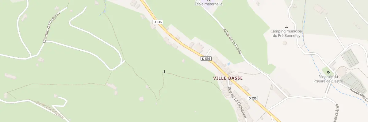 Plan du 196 Rte de Pourcherolles à Montpezat-sous-Bauzon