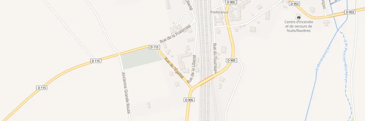 Plan du 3 Rue de la Liberté à Nuits