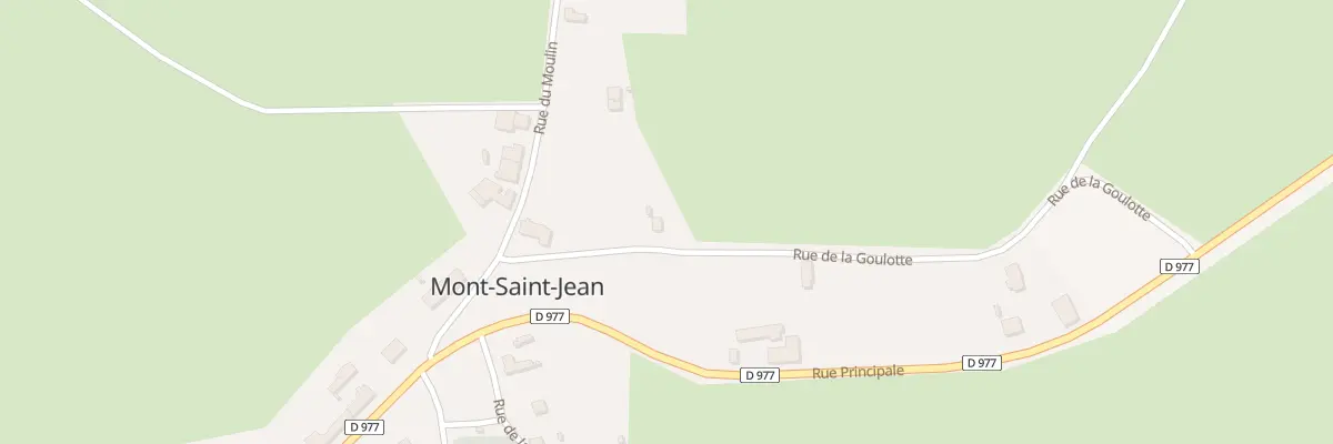 Plan du 3 Rue de la Goulotte à Mont-Saint-Jean