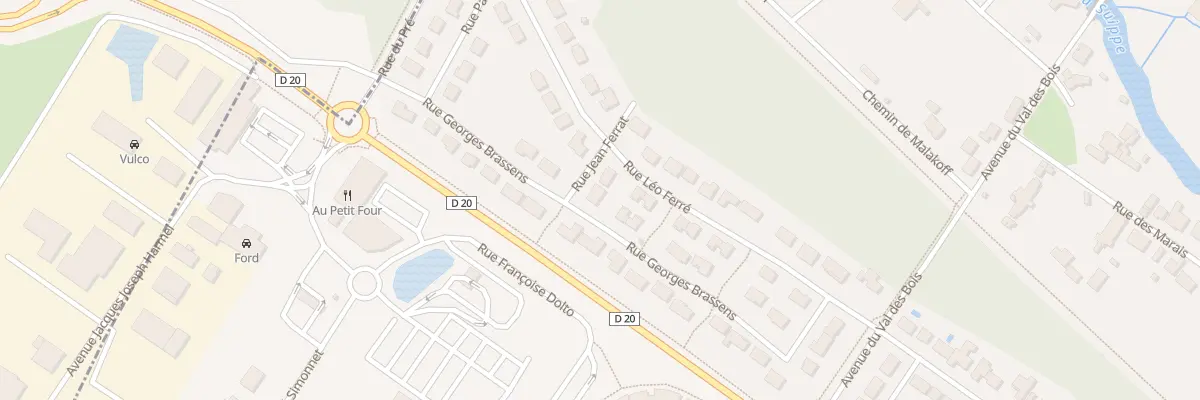 Plan du 2 Rue Jean Ferrat à Warmeriville