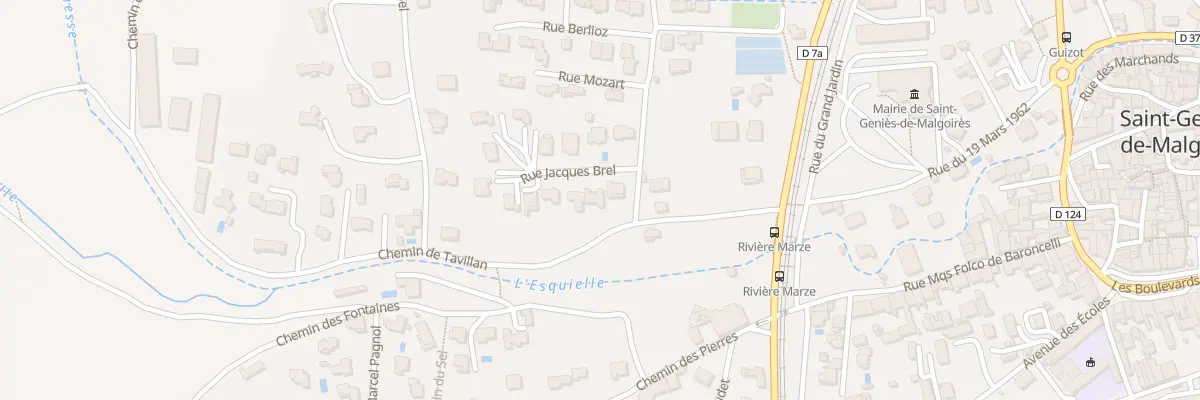 Plan du 3 Rue Jacques Brel à Saint-Geniès-de-Malgoirès