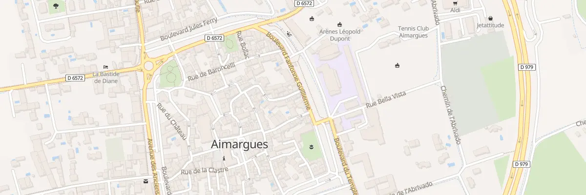 Plan du 14 Rue du Rhony à Aimargues