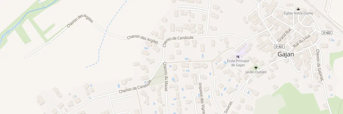 Plan du 5273 Candoule à Gajan