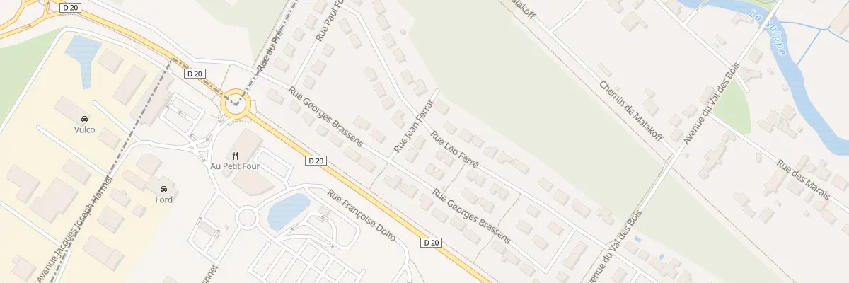 Plan du 4 Rue Jean Ferrat à Warmeriville