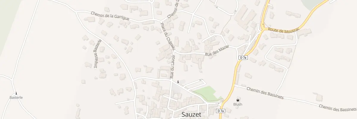 Plan du 6 Pl du Château à Sauzet