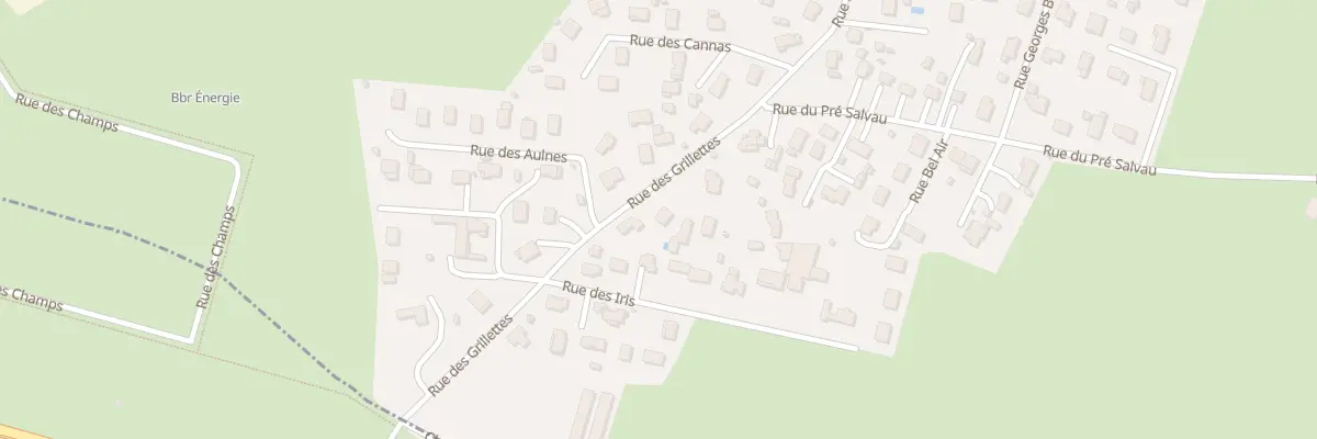 Plan du 43 Rue des Grillettes à Bonson