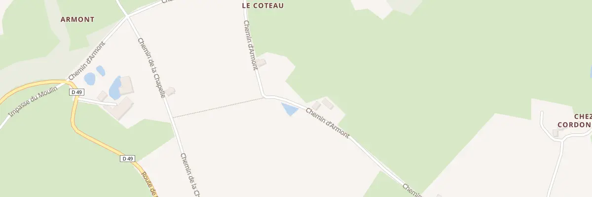 Plan du 5519 Le Coteau à Montagny