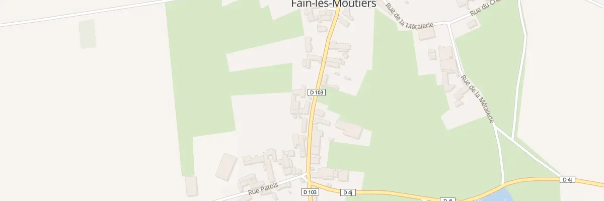 Plan du 24 Gr Grande Rue Fain à Fain-lès-Moutiers