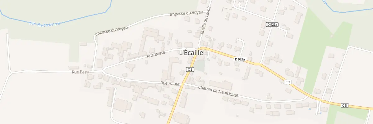 Plan du 1 Rue Basse à L’Écaille