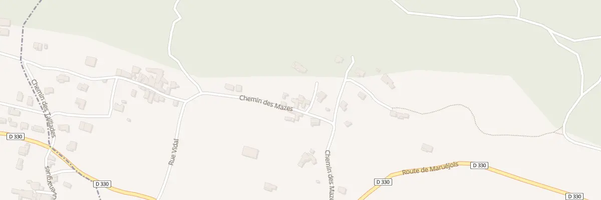 Plan du 5050 La Coste à Saint-Just-et-Vacquières