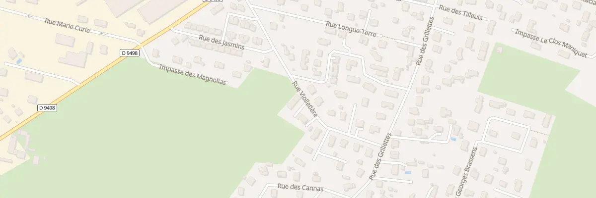 Plan du 6 Rue de la Violletière à Bonson