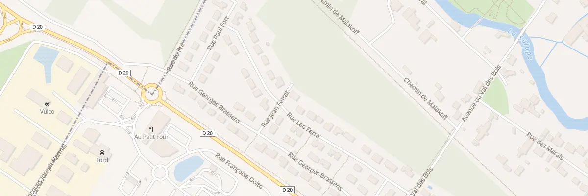 Plan du 22 Rue Leo Ferre à Warmeriville