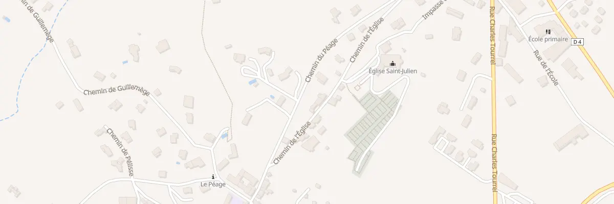 Plan du 230B Che de l’Eglise à Lablachère