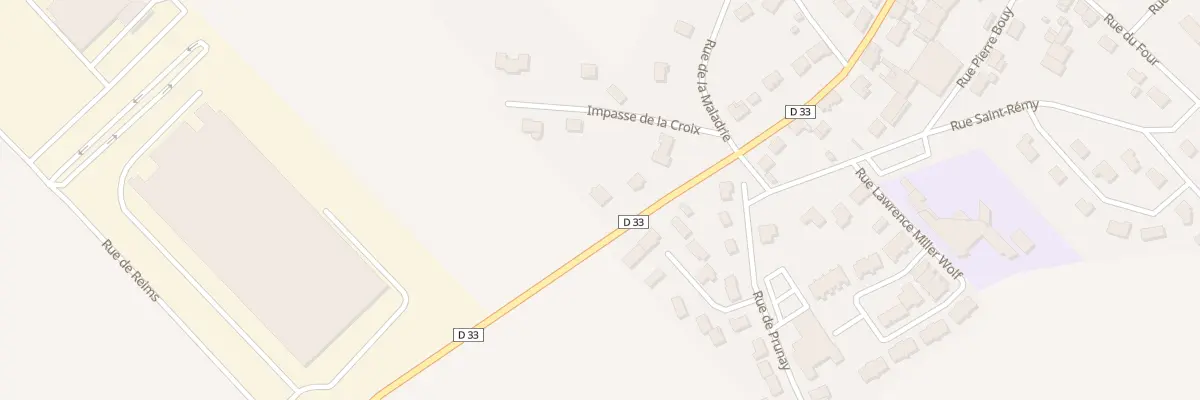 Plan du 36 Rue de Sillery à Beine-Nauroy