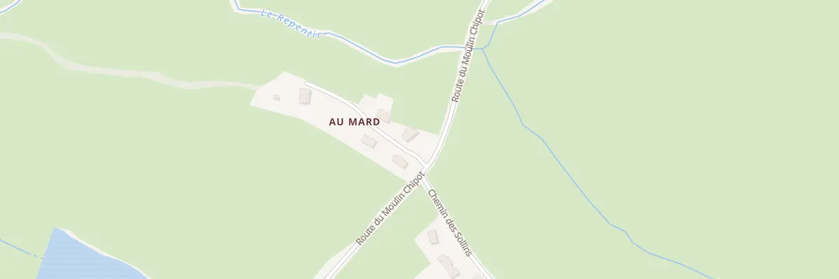 Plan du 20 Che au Mard à Saint-Aubin-en-Charollais