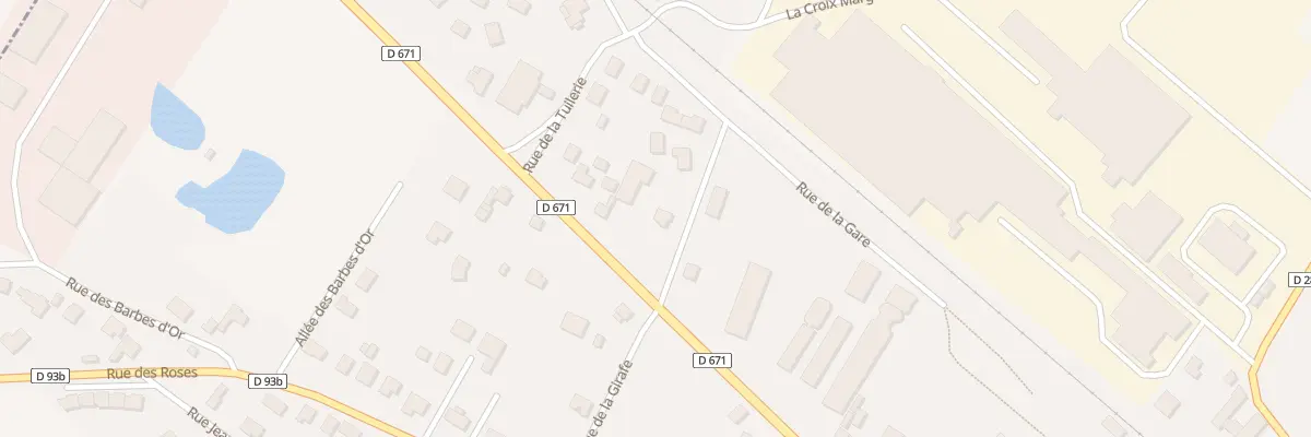 Plan du 9999 Rue Croix Marguerite à Saint-Parres-lès-Vaudes
