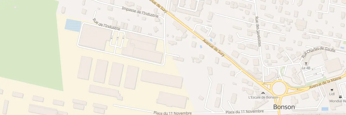 Plan du 5 Rue de l’Industrie à Bonson